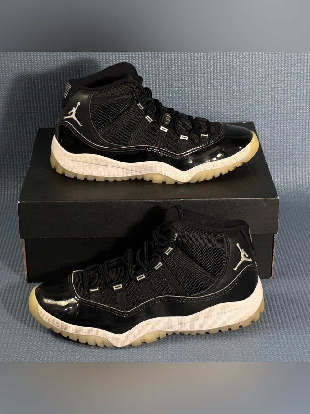 Nike Air Jordan 11 Retro GS 'Jubilee/25th Anniversary' Shoes Big Kid Size 2.5Y